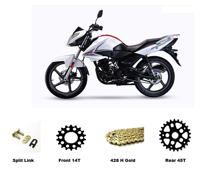 JIANSHE JS125-6A Chain And Sprockets Kit